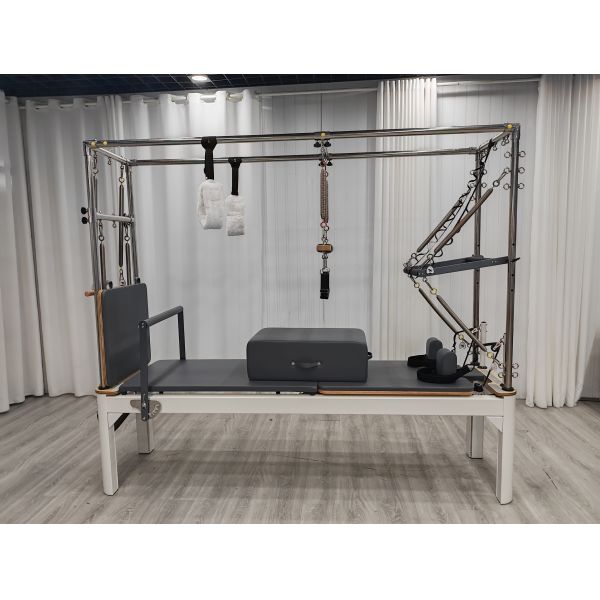 Space Saving Metal Pilates Reformer Handle Aluminum Cadillac Reformer U+PL019CR
