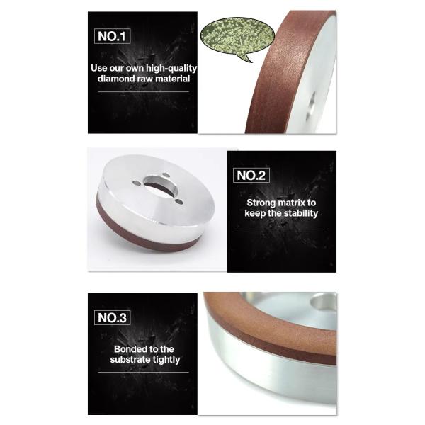 Твердость абразивного диска литого железа скрепления смолы для шлифовальных дисков CBN OEM