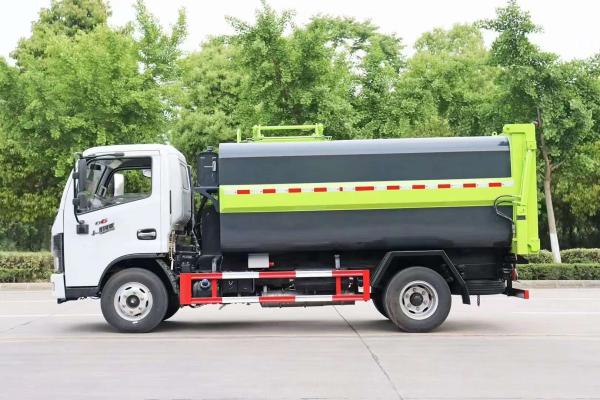 Diesel Side Mounted Hanging Bucket Truck for Dongfeng Domestic Garbage Collection and Transfer