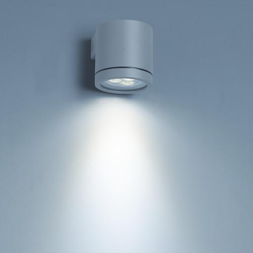 Low Consumption Outdoor LED Wall Lights Round Wall Lamp 3 Watt 0.45kg