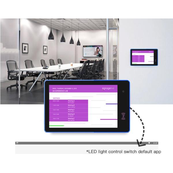 Планшет держателя стены ВЕТО дисплей POE андроида системы резервирования конференц-зала 13,3 дюймов