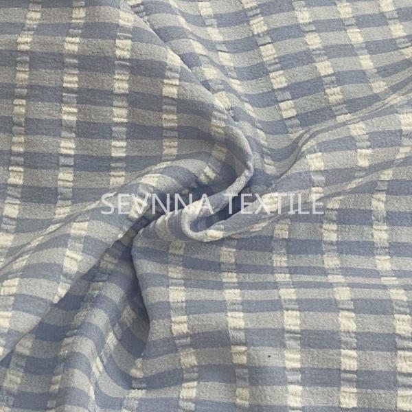 Eco a nervuré la largeur réutilisée du tissu 130CM de tenue de plage de vêtements de bain