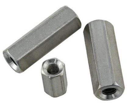 Zinc Planted Din 6334 M12 M16 Hex Head Nuts Carbon Steel Standard ISO CE