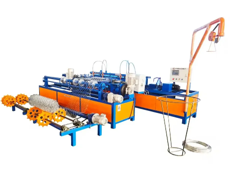 Diamond Wire Mesh Chain Link Fence Weaving Netting Making Machine for Baseball Field Protection