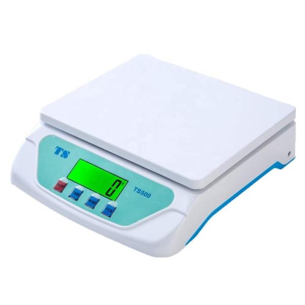 Type de batterie AAA TS-500 Balance de cuisine numérique en acier inoxydable 25 kg Meilleure balance électronique Précision de la machine à peser 1g
