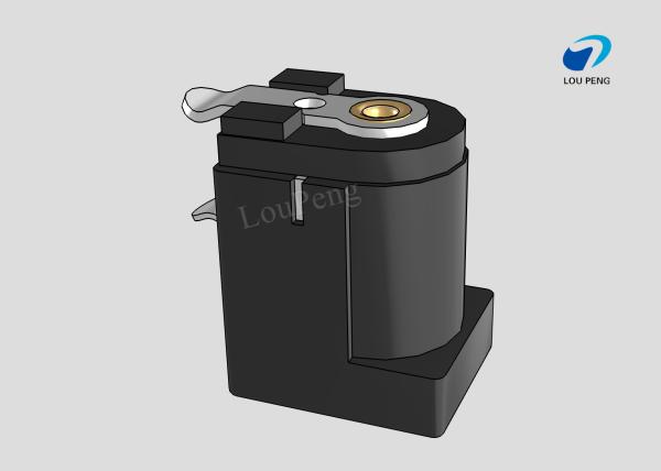 DC Jack Connectors, Cable-to-Board, 3 Position, Jack, 25VDC Operating Voltage, Right Angle, Printed Circuit Board, DIP