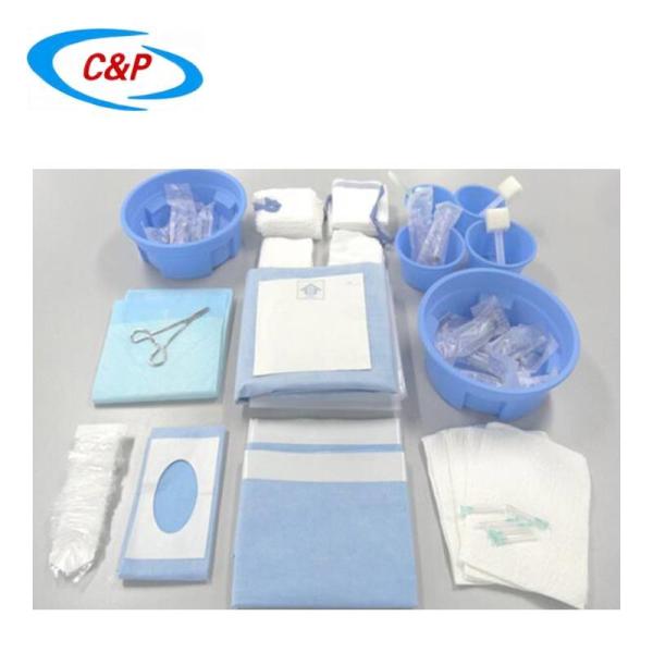 Blue Angiography Drape Pack For Hospital OEM / ODM