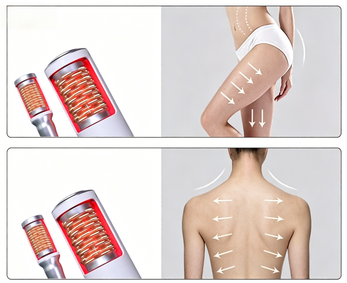 8D Inner Ball Roller Body Sculpting Machine For Lymphatic Drainage / Cellulite Reduction