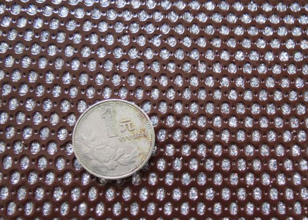 1.38m Width Faux Perforated Leather Fabric For Shoes Bags Clothing