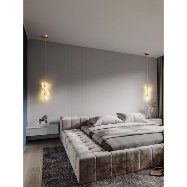 Lumières LED modernes Pendant Lumières intérieures Lampes suspendues Chambre à coucher Chambre à manger
