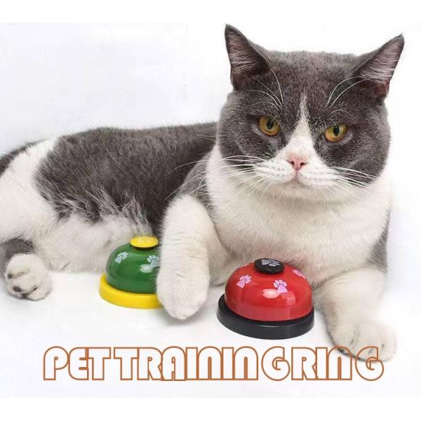 Pink Rose Ring Bell Dog Potty Training Intelligent Interactive Pet Toys