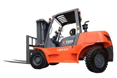 Diesel 8 Ton Forklift With Rapid Acceleration And Low Fuel Consumption