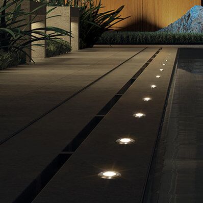 Underground Outdoor Led Tree Lights , Low Voltage Landscape Light Stainless Steel