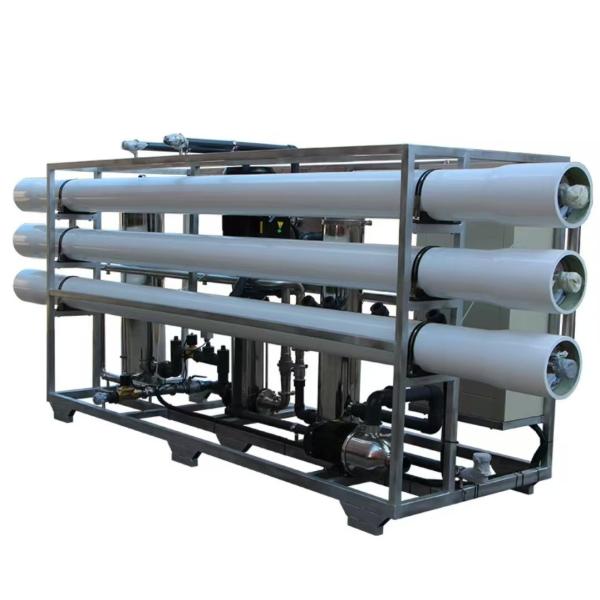 10 T/H Large Scale Water Purification Systems Reverse Osmosis Industrial Water Reuse Machine