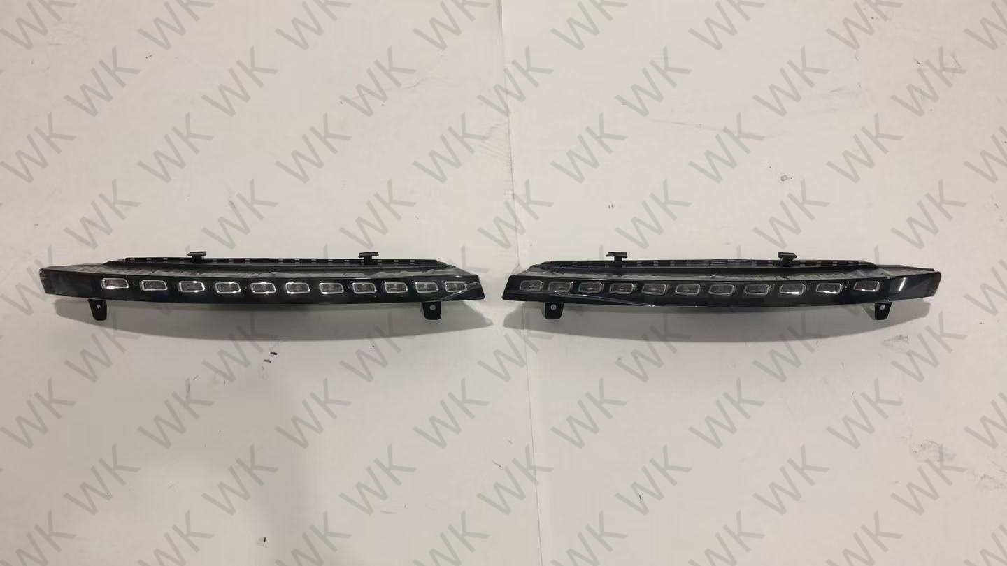 Day Running Light Assembly 4L0953041D 4L0953042D LED Turn Signal Light for Q7 Normal Front Bumper 2010-2015 11 LED