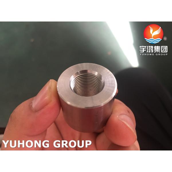 ASTM A182 F316L Stainless Steel Forged Pipe Fittings, BSPP Threaded Coupling 3000LBS