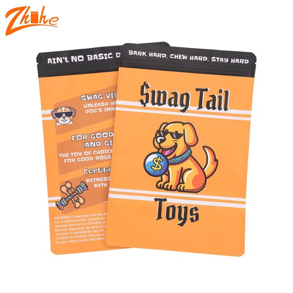 Pad Printing Zhihe Stand up Pouch Moisture Proof PE Mylar Bags 1kg-20kg for Cat Litter Dog Food and Jelly Packaging