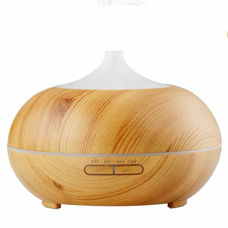 Unique Products 300ml Light Wood Oil Diffuser Innogear Essential Oil Diffuser Aroma Diffuser with Color LED Lights Changing