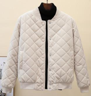 Single Breasted Women's Down Parka Jacket , Autumn Womens Winter Bomber Coats