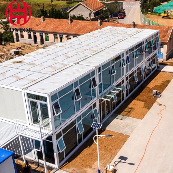 Zontop Modern Flat Pack Portable Living 40ft Luxury China Prefab Homes 3 Bedroom  Prefabricated Container House