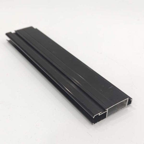 Customized Black Aluminum Sliding Door Profile with Anhui Shengxin Silver White Oxidation