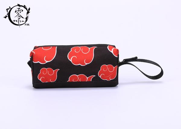 Cartoon Naruto Pencil Case Pouch Handy Wearable Canvas Pencil Wrap Case With Individual Handle