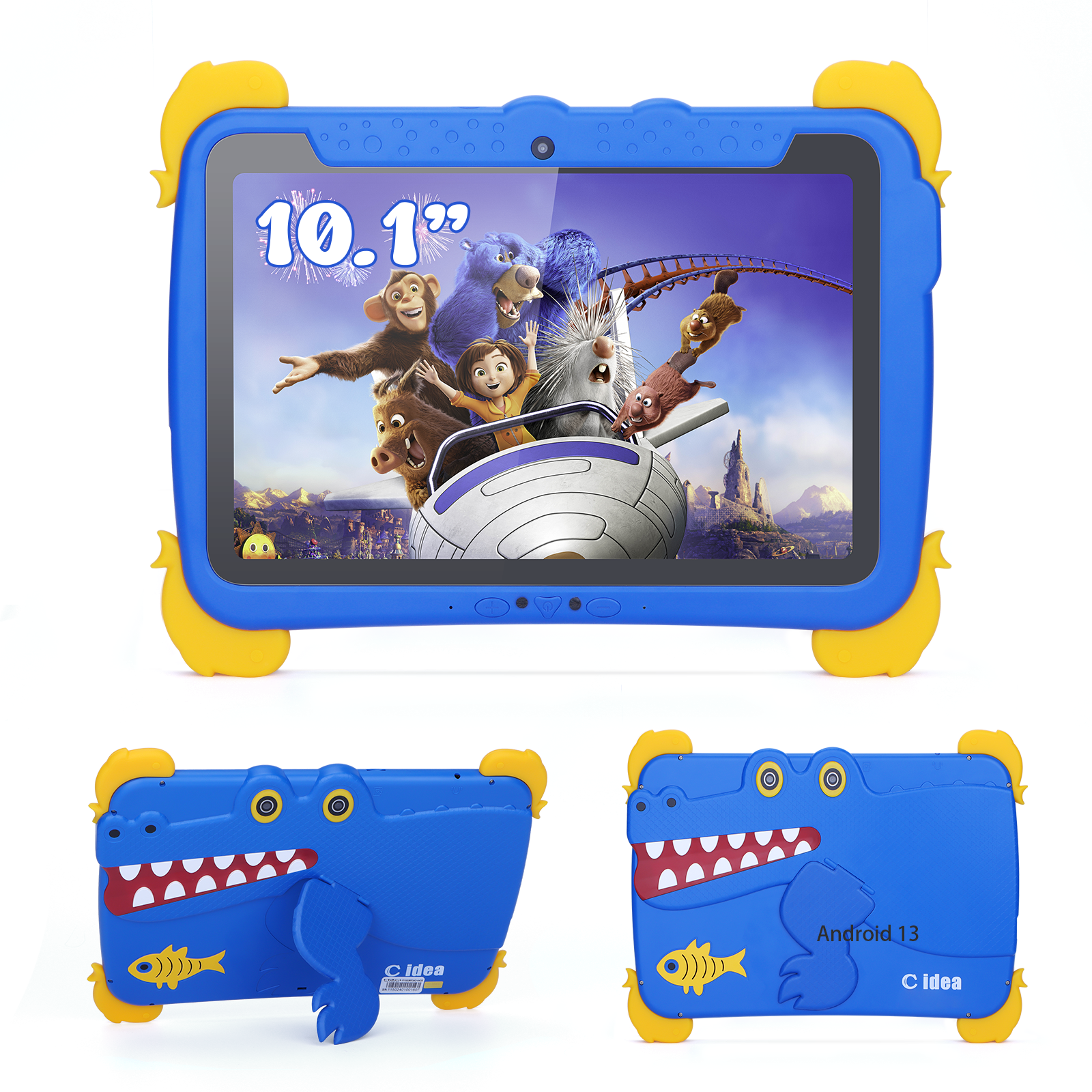 C Idea 10.1-Inch Android Tablet 4GB RAM 64GB ROM Tablet Kidspad P1100