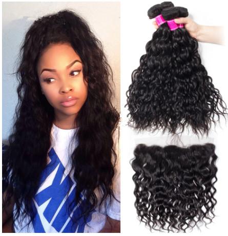 Black Color Cambodian Virgin Hair / Natural Wave Hair Extensions No Shedding