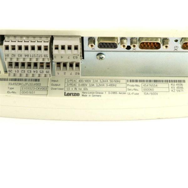 Lenze EVS9323-CKV003 SERVO CONTROLLER 9300 SERIES 400/480 VAC 1.5 KW (2 HP)