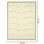 Côtés permanents de double de peau de tatouage de maquillage de blanc en caoutchouc Inkless