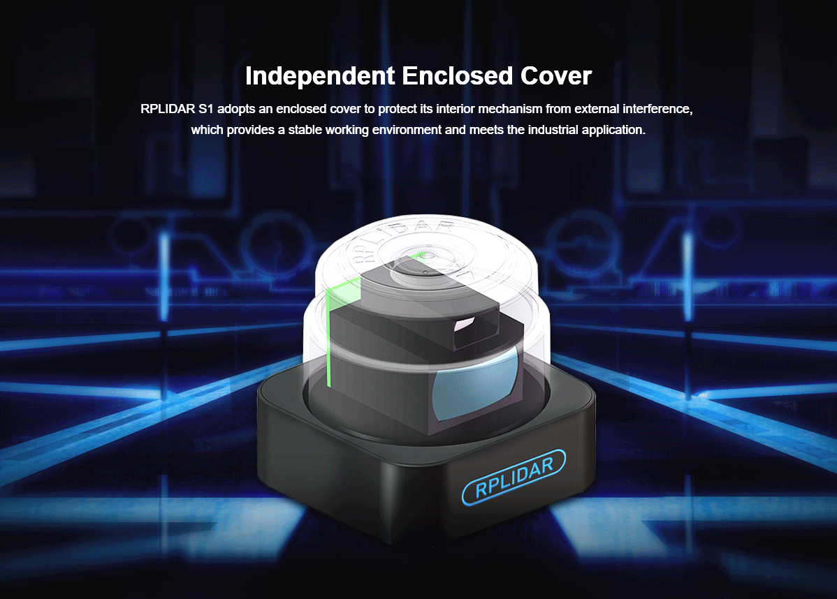 SLAMTEC RPLIDAR S1 TOF 360 Degree 40 Meters Lidar Sensor Scanner For Obstacle Avoidance And Navigation Of A G V UAV