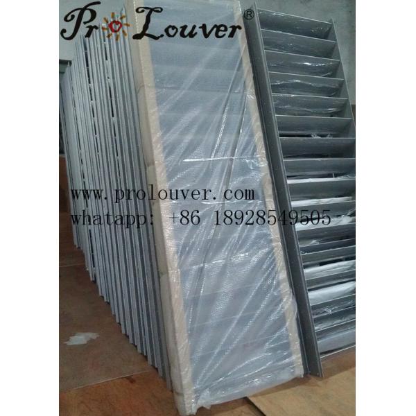 best quality aluminum extruded louver profile Aerofoil fins as window louver