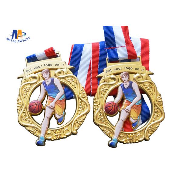 Basketball 65×4MM Cut Out Medals