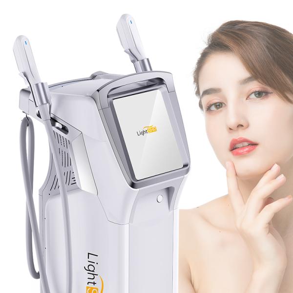 2 Handles OPT SHR IPL Laser Hair Removal Skin Rejuvenation Beauty Machine