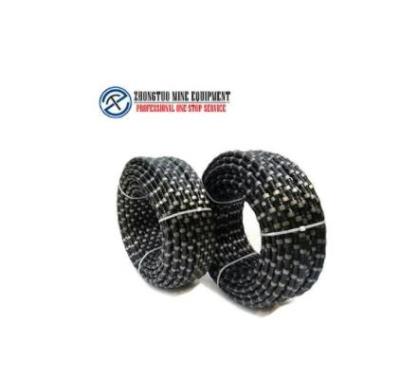 Rubber Connection Hard Marble Stone Diamond Wire Saw For Granite