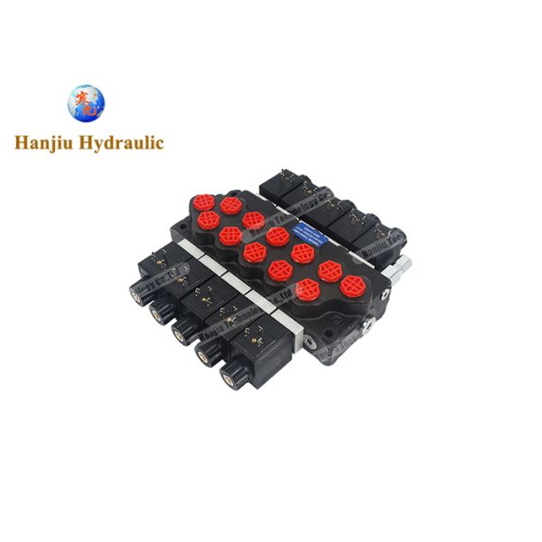 WALVOIL Valve Replacement SD5 3/8 BSP 5 BANK DIRECTIONAL CONTROL VALVE 45LPM, Solenoid control
