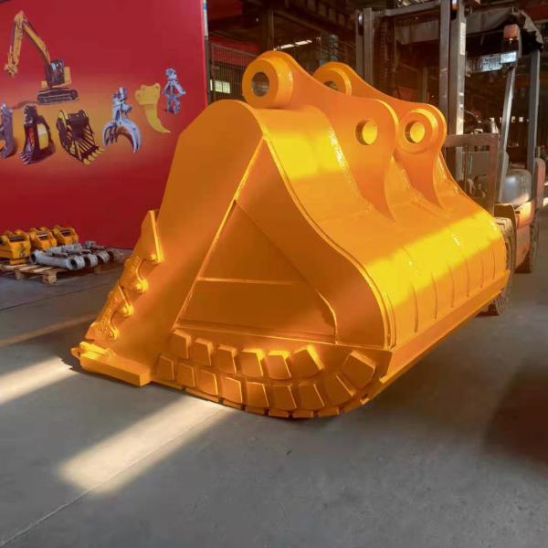 Heavy Construction Crusher Rock Bucket For Excavator Attachment