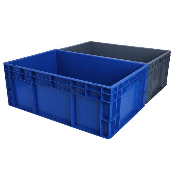 Heavy Duty Durable Solid Box Crate Stackable Plastic Logistic Crate Euro Storage Box Euro Standard Transport Use Plastic Logistics Box | Stackable Solid Crate For Heavy Load Applications