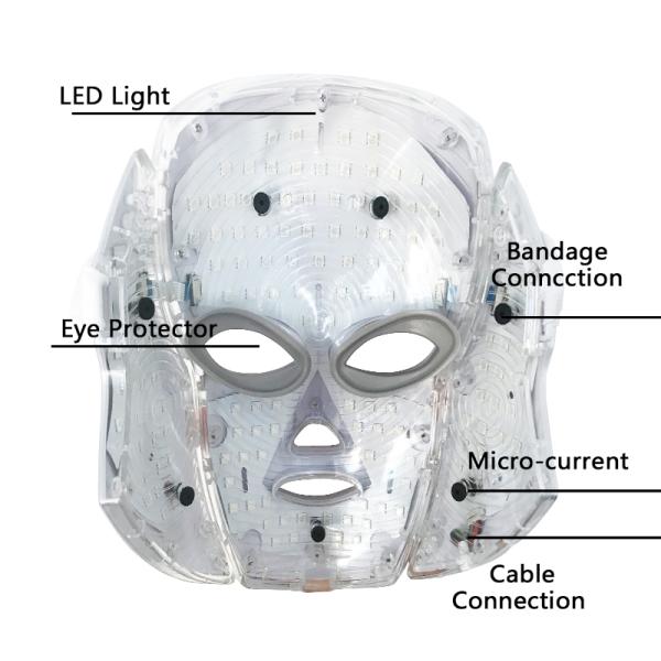 FanXi 7 красит маску света СИД фотона пользы светлого лицевого щитка гермошлема терапией домашнюю