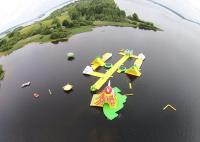 Les jeux gonflables de flottement de l'eau/Aqua gonflable se garent avec l'impression de Digital
