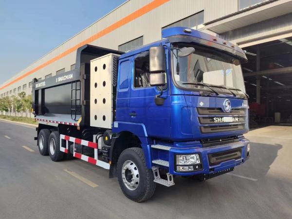 SHACMAN CNG Dump Truck F3000 6x4 380 EuroV Blue