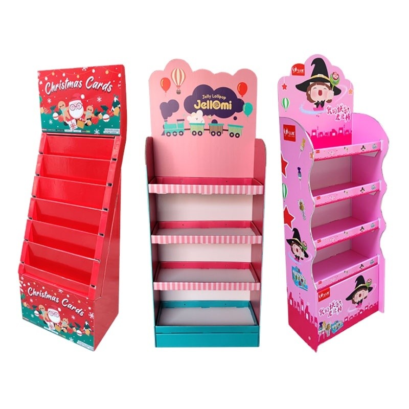 Customized Paper Counter Top Display Box for Eco-friendly PDQ Retail Cardboard Display