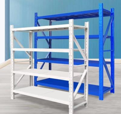 Boltless Medium Duty Storage Rack Shelving Unit , Industrial Long Span Shelving Racks