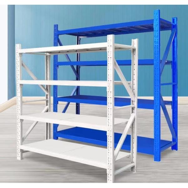 Boltless Medium Duty Storage Rack Shelving Unit , Industrial Long Span Shelving Racks
