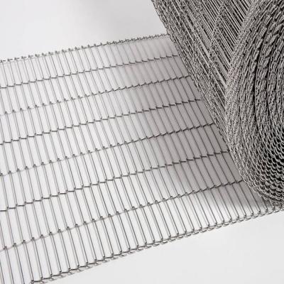 Flat Flex Wire Mesh 304SS Metal Conveyor Belt Mesh For Bread Baking