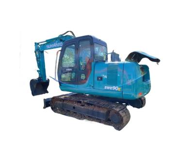 Swe90E Sunward Diggers 9 Ton Mini Used Hydraulic Mining  Excavator With 0.36m3 Bucket