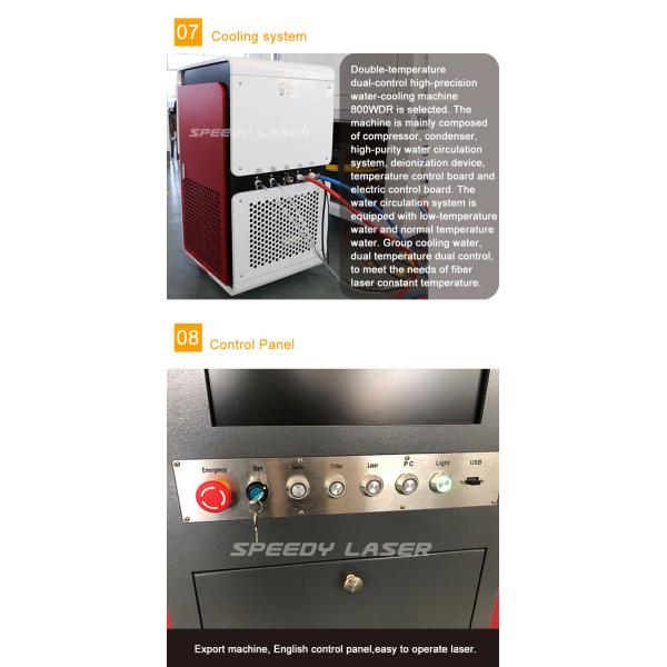 Compact Structure Metal Fiber Laser Cutter / Cnc Laser Cutter 1500W Laser Power