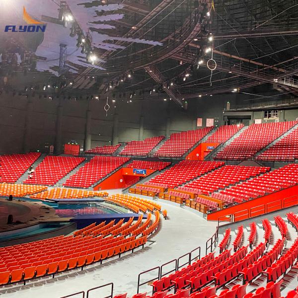 Bancos de estádio de plástico de alta resistência climática para assentos de estádio