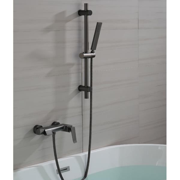 Leakproof OEM Gray Hot Cold Copper Bathtub Faucet