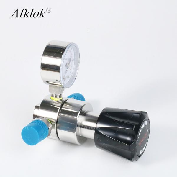 Régulateurs de pression en acier inoxydable 316L à gaz pour les laboratoires de l'industrie des semi-conducteurs 60psi